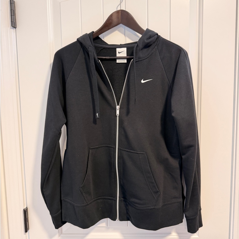 Nike Dri-FIT Split Hem Black Hoodie